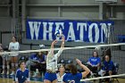 VB vs USCGA  Wheaton College Women's Volleyball vs U.S. Coast Guard Academy. - Photo by Keith Nordstrom : Wheaton, Volleyball